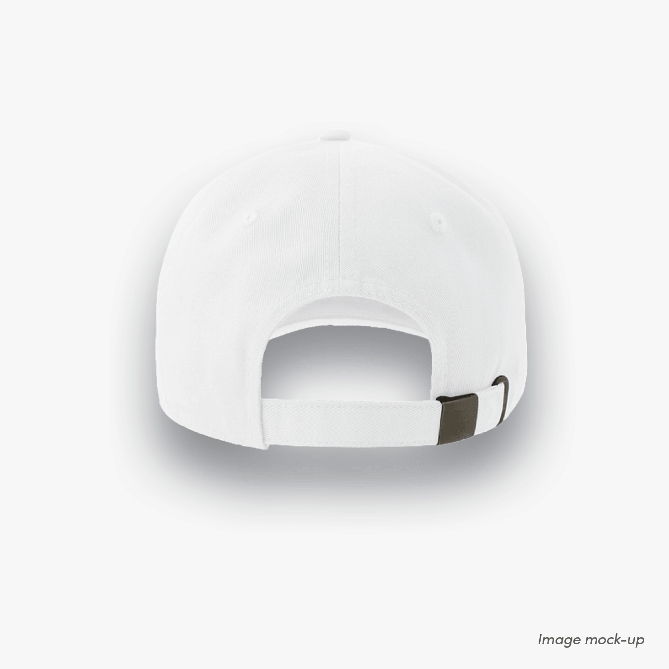 Back of white-coloured Ocean Icons Dad cap.