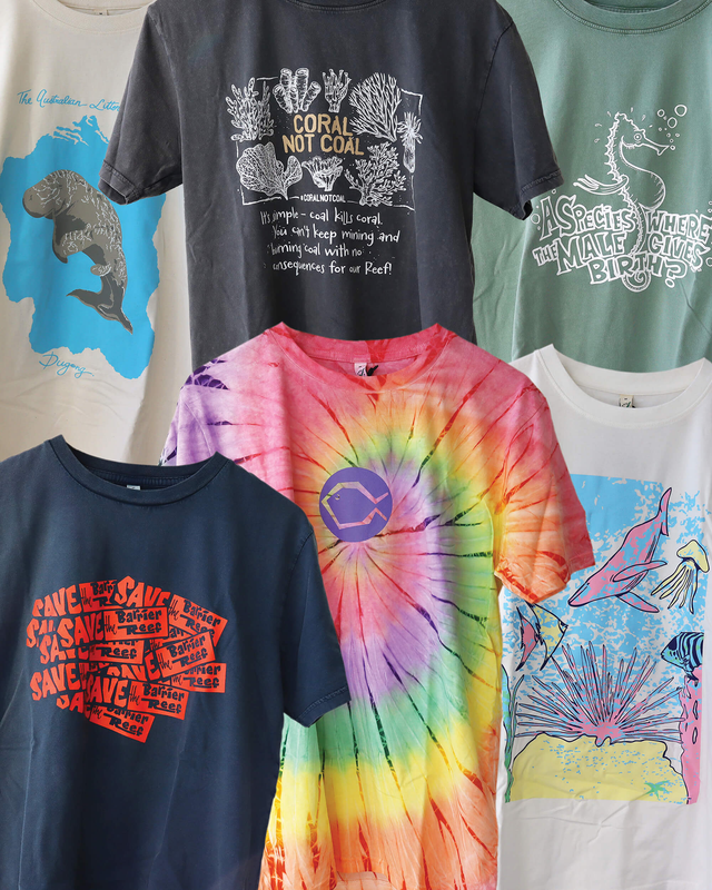 The Eras t-shirt range honours iconic moments and campaigns in our 60 year history of marine conservation, featuring artwork inspired by our journey.