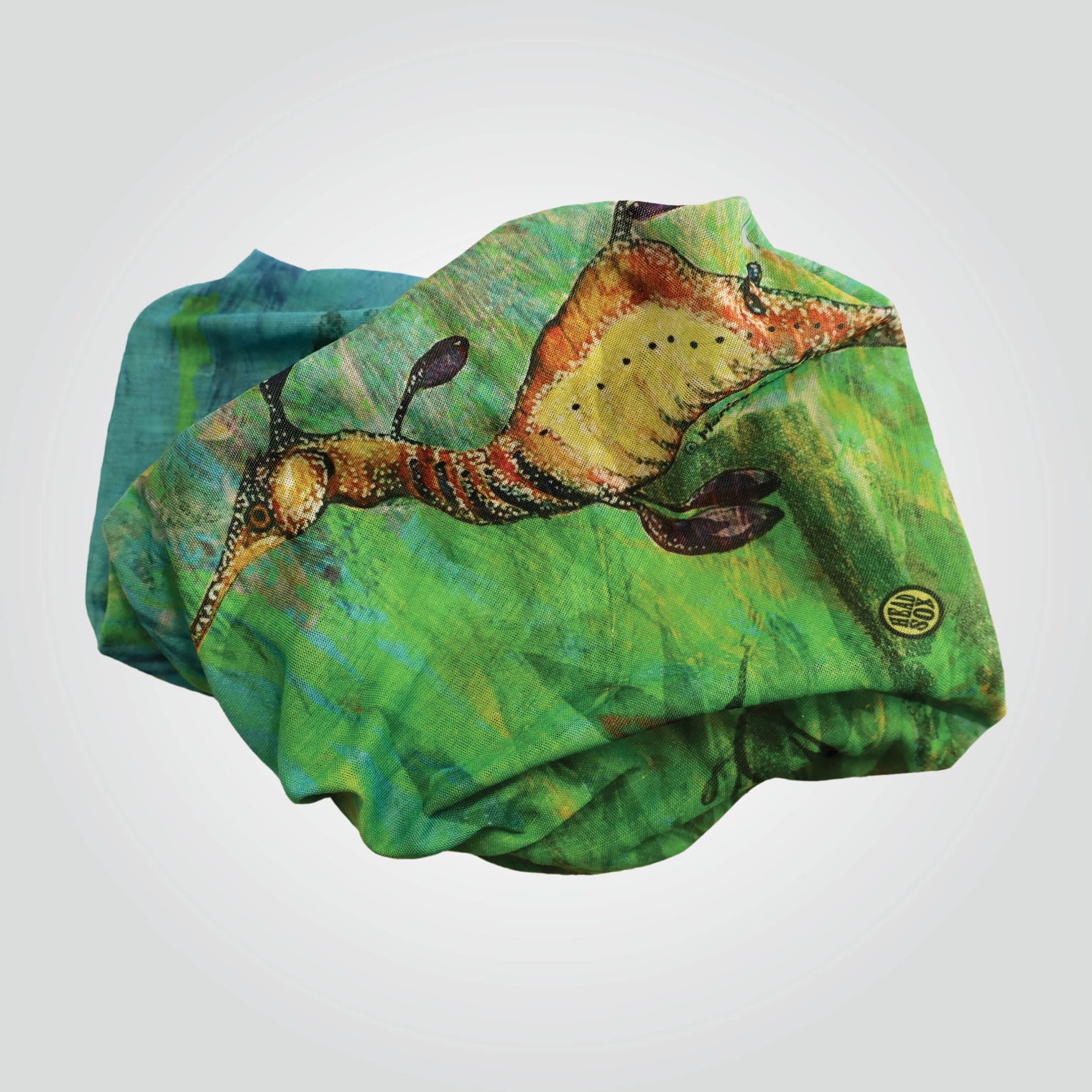 'Ocean Life' buff by Headsox in the multicoloured 'Sea Dragon’ design.