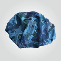 'Ocean Life' buff by Headsox in the multicoloured 'Shark Camouflage’ design.