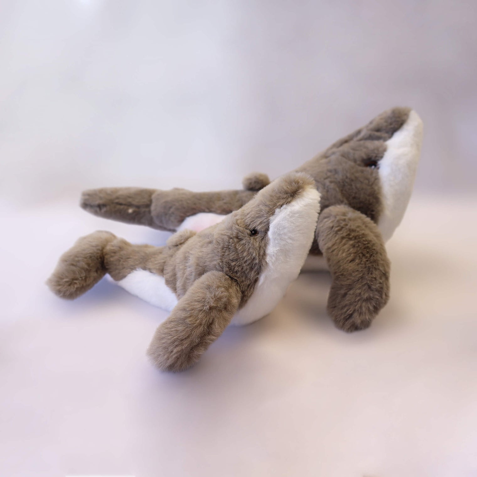 Humpback whale ‘Eco Mates’ recycled, plush toys (small and large pair).
