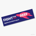 Fight for our Reef campaign sticker (rectangle).