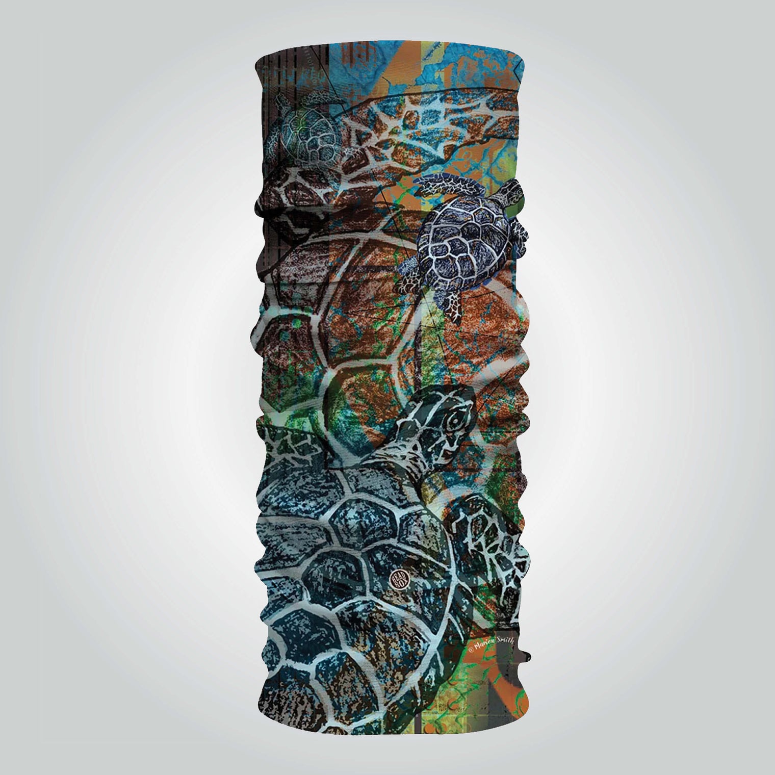 'Ocean Life' buff by Headsox in the multicoloured 'Turtle Life’ design.