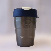 Reusable, thermal travel cup by KeepCup in nitro steel. 