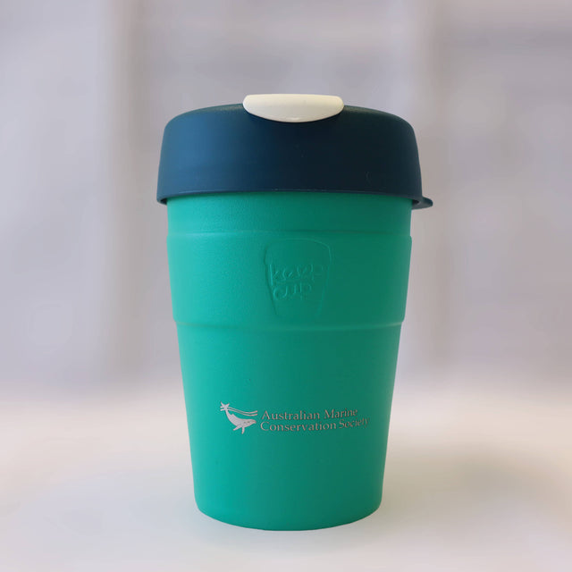 Reusable, thermal travel cup by KeepCup in percy green. 