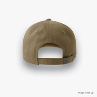 Back of sand/khaki coloured Ocean Icons Dad cap.