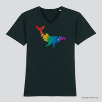 Ocean Love men's v-neck (whale)