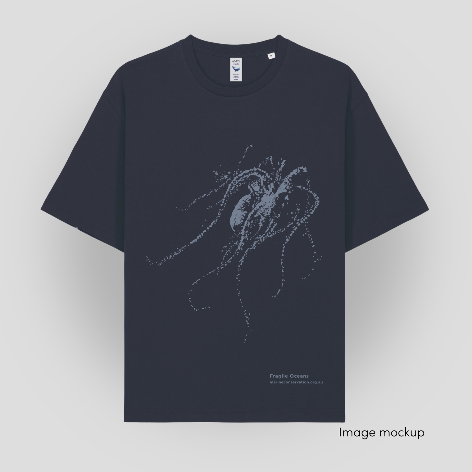 Fragile Oceans octopus t-shirt