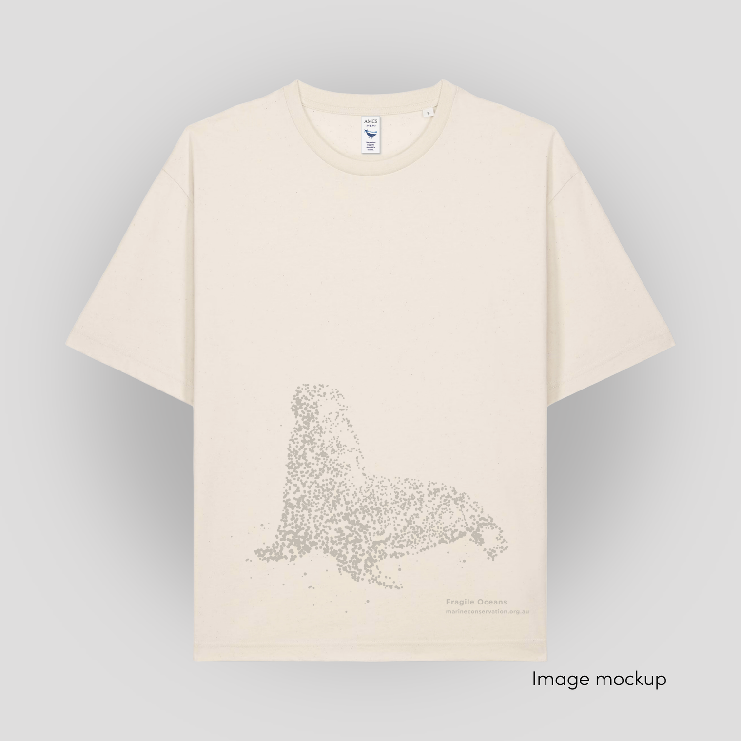 Fragile Oceans sea lion t-shirt