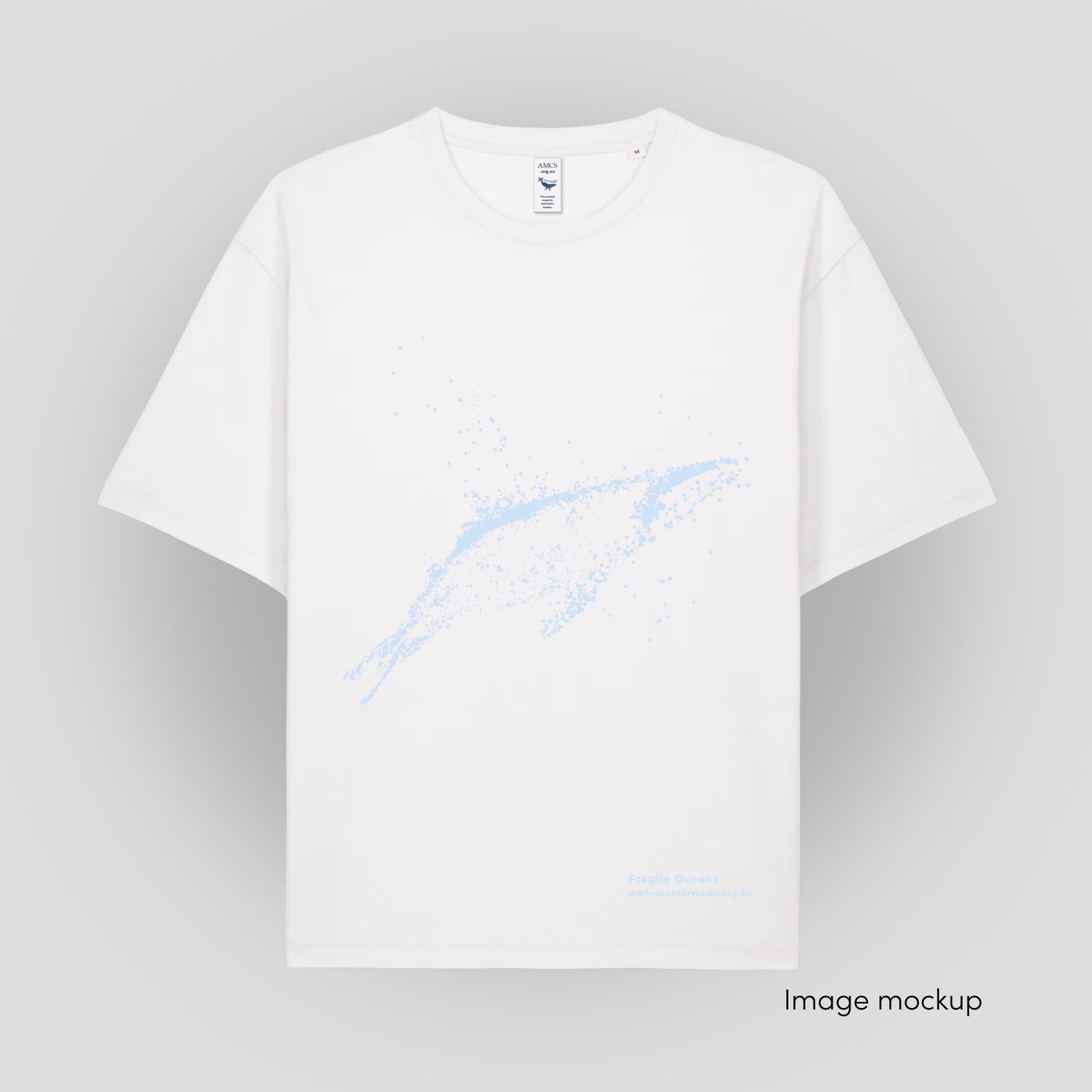 Fragile Oceans whale t-shirt