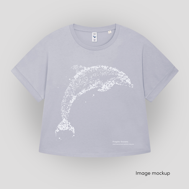 Fragile Oceans dolphin t-shirt
