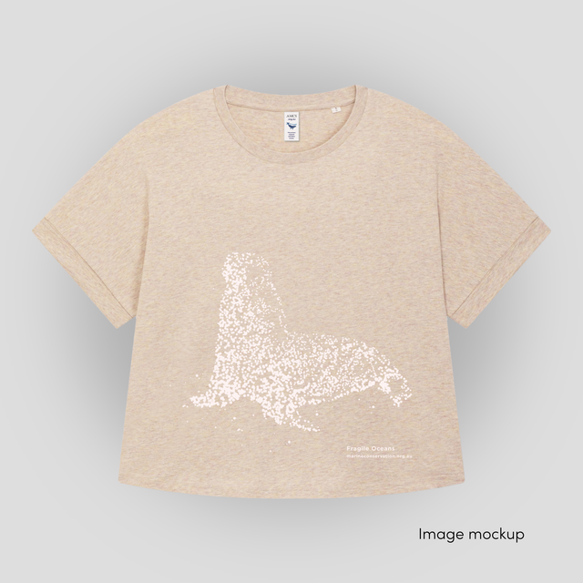 Fragile Oceans sea lion t-shirt