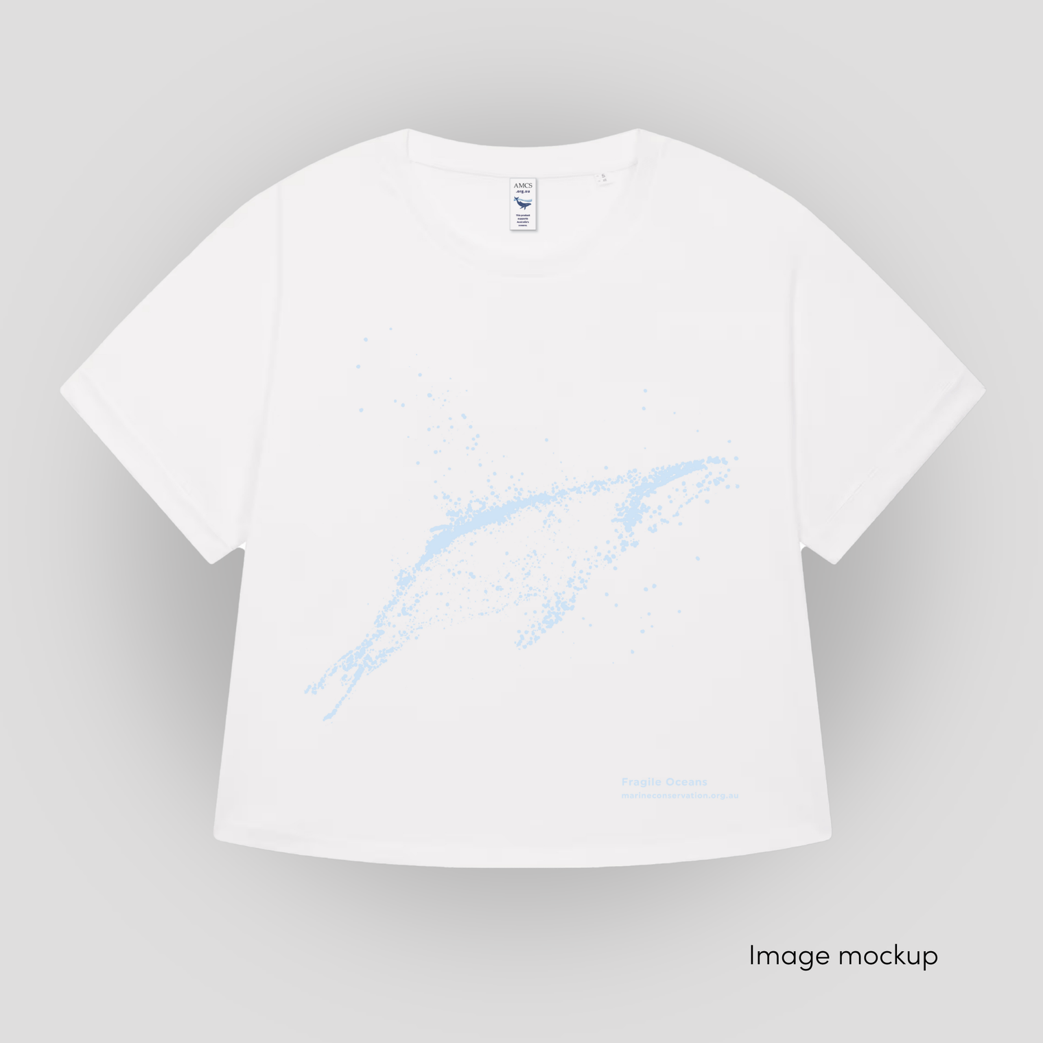 Fragile Oceans whale t-shirt