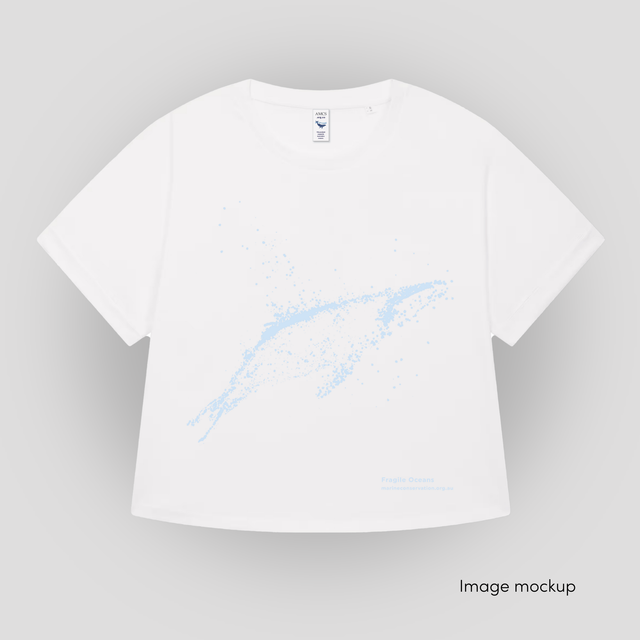 Fragile Oceans whale t-shirt