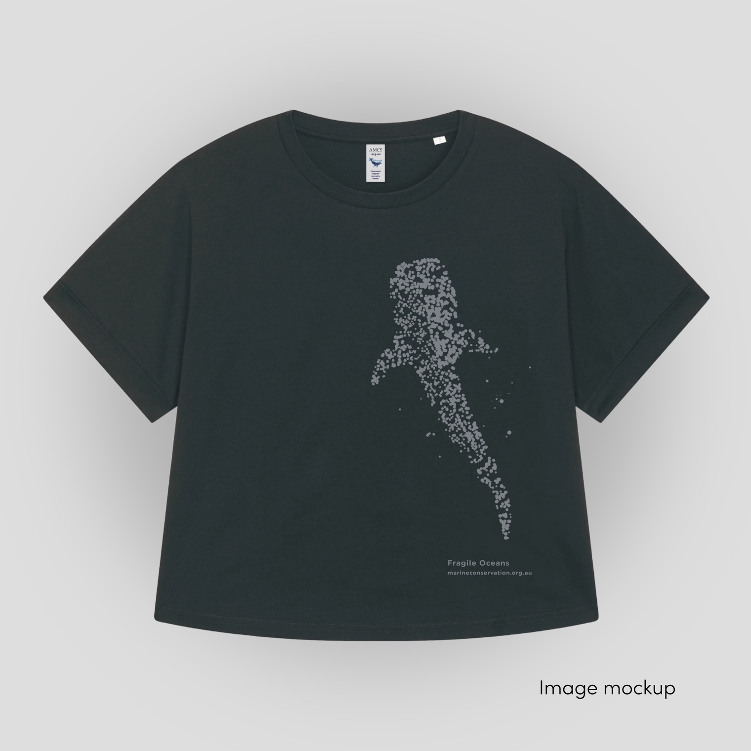 Fragile Oceans whale shark t-shirt