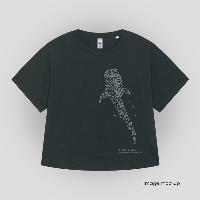 Fragile Oceans whale shark t-shirt
